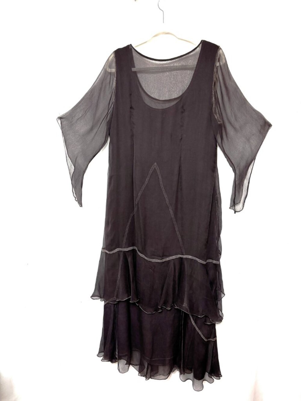 VTG Nataya Bridgerton Daisy Buchanan Style Edwardian Romantic Dress Sz XL - Picture 7 of 15